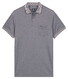 Baileys Subtle Two-Tone Chestpocket Short Sleeve Poloshirt Indigo Blue