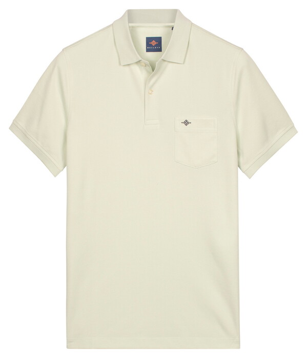 Baileys Subtle Two-Tone Chestpocket Short Sleeve Poloshirt Soft Green