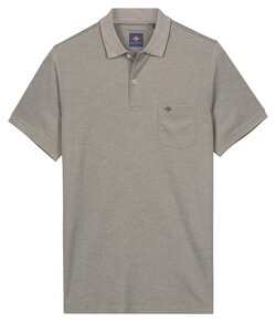 Baileys Subtle Two-Tone Chestpocket Short Sleeve Poloshirt Thyme Green
