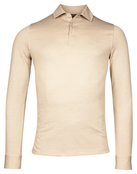 Baileys Subtle Two-Tone Oxford Long Sleeve Polo Kitt