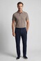 Baileys Subtle Two-Tone Short Sleeve Polo Bruin