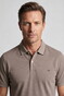 Baileys Subtle Two-Tone Short Sleeve Polo Bruin