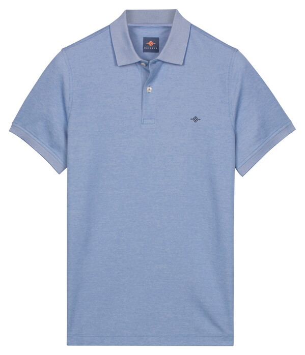 Baileys Subtle Two-Tone Short Sleeve Polo Cloud Blue