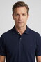 Baileys Subtle Two-Tone Short Sleeve Polo Dark Blue