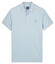 Baileys Subtle Two-Tone Short Sleeve Polo Sky Blue