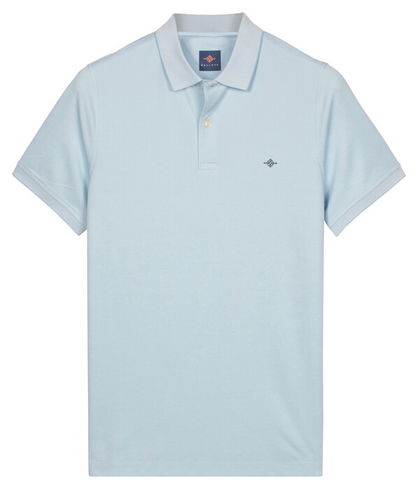Baileys Subtle Two-Tone Short Sleeve Polo Sky Blue