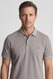 Baileys Subtle Two-Tone Short Sleeve Polo Stone Grey