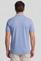 Baileys Subtle Two-Tone Short Sleeve Poloshirt Blue