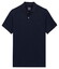 Baileys Subtle Two-Tone Short Sleeve Poloshirt Dark Blue