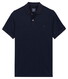 Baileys Subtle Two-Tone Short Sleeve Poloshirt Dark Blue