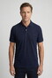 Baileys Subtle Two-Tone Short Sleeve Poloshirt Dark Blue
