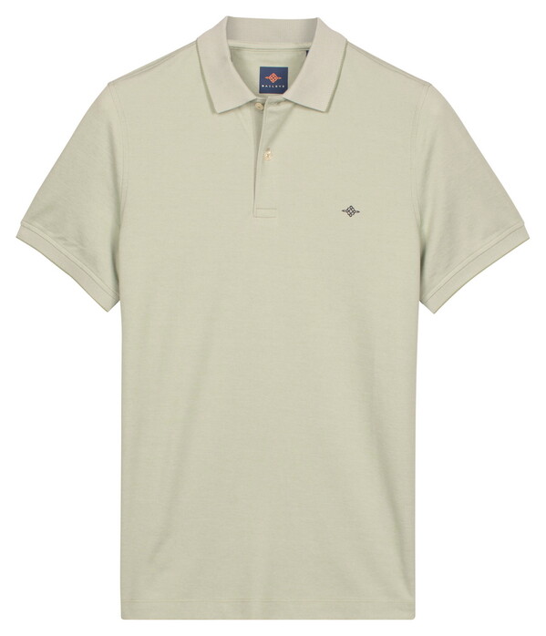 Baileys Subtle Two-Tone Short Sleeve Poloshirt Misty Green