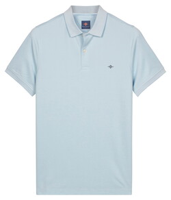 Baileys Subtle Two-Tone Short Sleeve Poloshirt Sky Blue