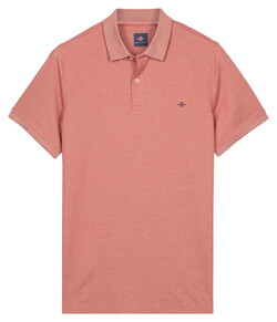 Baileys Subtle Two-Tone Short Sleeve Poloshirt Terra