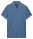 Baileys Subtle Two-Tone Zip Collar Polo Cloud Blue