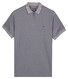 Baileys Subtle Two-Tone Zip Collar Polo Indigo Blauw