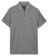 Baileys Subtle Two-Tone Zip Collar Polo Stone Grey