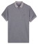 Baileys Subtle Two-Tone Zip Collar Poloshirt Indigo Blue