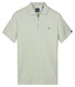 Baileys Subtle Two-Tone Zip Collar Poloshirt Soft Green