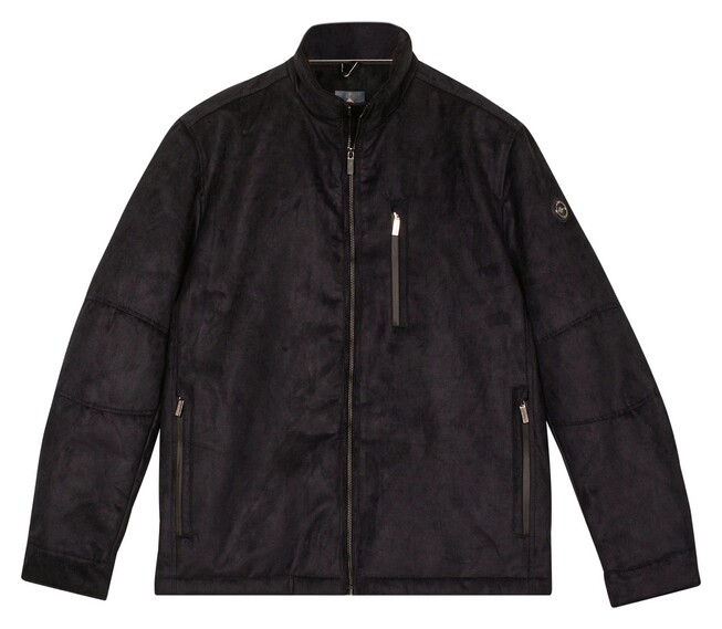 Baileys Suede Look Zipped Sidepockets Jack Navy