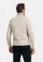 Baileys Sweat Cardigan Zip Doubleface Interlock Vest Beige