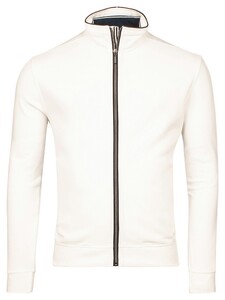 Baileys Sweat Cardigan Zip Fine Piqué Vest Marshmallow