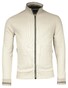 Baileys Sweat Cardigan Zip Subtle Uni Color Honeycomb Texture Vest Kitt