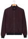 Baileys Sweat Cardigan Zip Two Color 2-Tone Jaqcuard Vest Deep Mauve