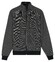 Baileys Sweat Cardigan Zip Two Color 2-Tone Jaqcuard Vest Kitt