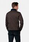 Baileys Sweat Cardigan Zip Two-Tone Jacquard Vest Choco Brown