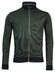 Baileys Sweat Cardigan Zip Two-Tone Jacquard Vest Donker Groen