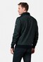 Baileys Sweat Cardigan Zip Two-Tone Jacquard Vest Donker Groen