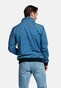 Baileys Sweat Cardigan Zip Two-Tone Oxford Doubleface Jacquard Interlock Vest Cobalt