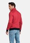 Baileys Sweat Cardigan Zip Two-Tone Oxford Doubleface Jacquard Interlock Vest Coral