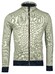 Baileys Sweat Cardigan Zip Yarn Dyed Jacquard Doubleface Interlock Cardigan Pastel Green