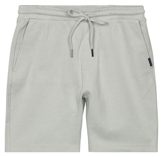 Baileys Sweat Drawstring 2Tone Oxford Doubleface Jacquard Interlock Joggingbroek Midden Grijs