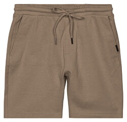 Baileys Sweat Drawstring 2Tone Oxford Doubleface Jacquard Interlock Joggingbroek Taupe