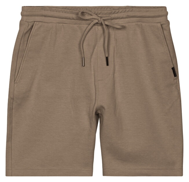 Baileys Sweat Drawstring 2Tone Oxford Doubleface Jacquard Interlock Joggingbroek Taupe