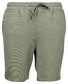 Baileys Sweat Drawstring Two-Tone Oxford Doubleface Jacquard Interlock Bermuda Olijf Groen