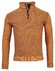Baileys Sweat Front Two-Tone Honeycomb Doubleface Interlock Trui Donker Goud