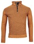 Baileys Sweat Front Two-Tone Honeycomb Doubleface Interlock Trui Donker Goud