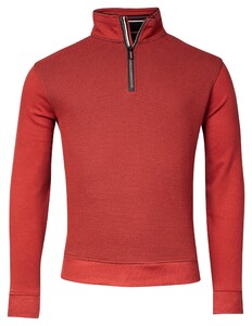 Baileys Sweat Front Two-Tone Honeycomb Doubleface Interlock Trui Stone Red