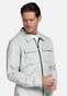 Baileys Sweat Full Zip Double Chest Pocket Two-Tone Cardigan Mid Grey