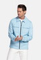 Baileys Sweat Full Zip Double Chest Pocket Two-Tone Vest Sky Blue