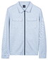 Baileys Sweat Full Zip Double Chest Pocket Two-Tone Vest Sky Blue