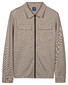 Baileys Sweat Full Zip Double Chest Pocket Two-Tone Vest Taupe
