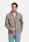 Baileys Sweat Full Zip Double Chest Pocket Two-Tone Vest Taupe