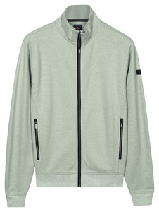 Baileys Sweat Full Zip Fine Two-Tone Vest Misty Green