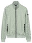 Baileys Sweat Full Zip Fine Two-Tone Vest Misty Green