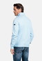 Baileys Sweat Full Zip Fine Two-Tone Vest Sky Blue